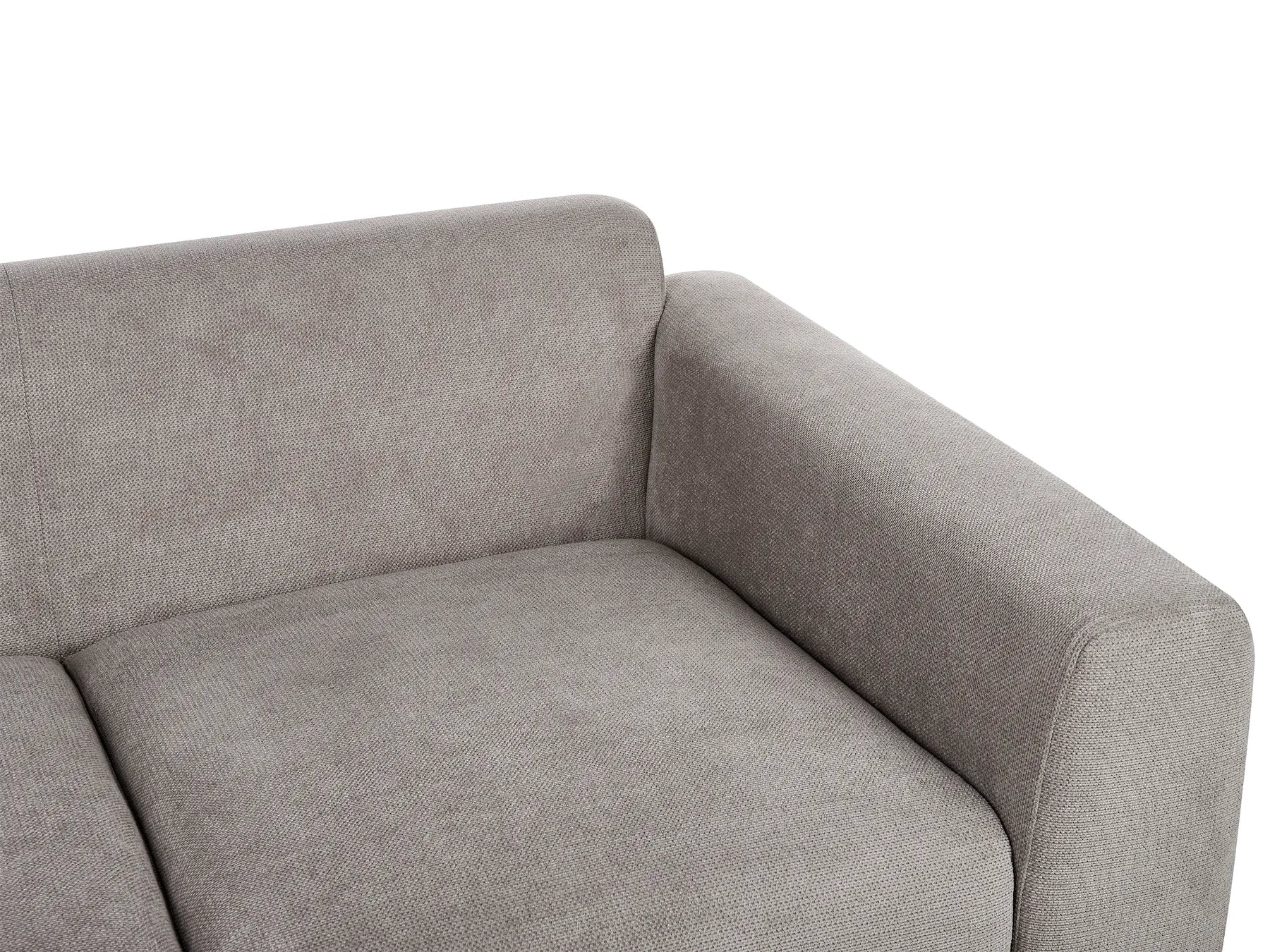 Sofa 2 Seater LAURILA Fabric Light Grey