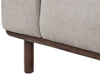 Sofa 2 Seater LAURILA Fabric Light Grey