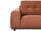 Sofa 2 Seater LAURILA Fabric Golden Brown