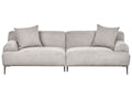 Sofa 3 Seater MATILA Fabric Light Grey