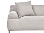 Sofa 3 Seater MATILA Fabric Light Grey