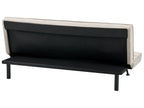 Sofa Bed 3 Seater HASLE Fabric Beige