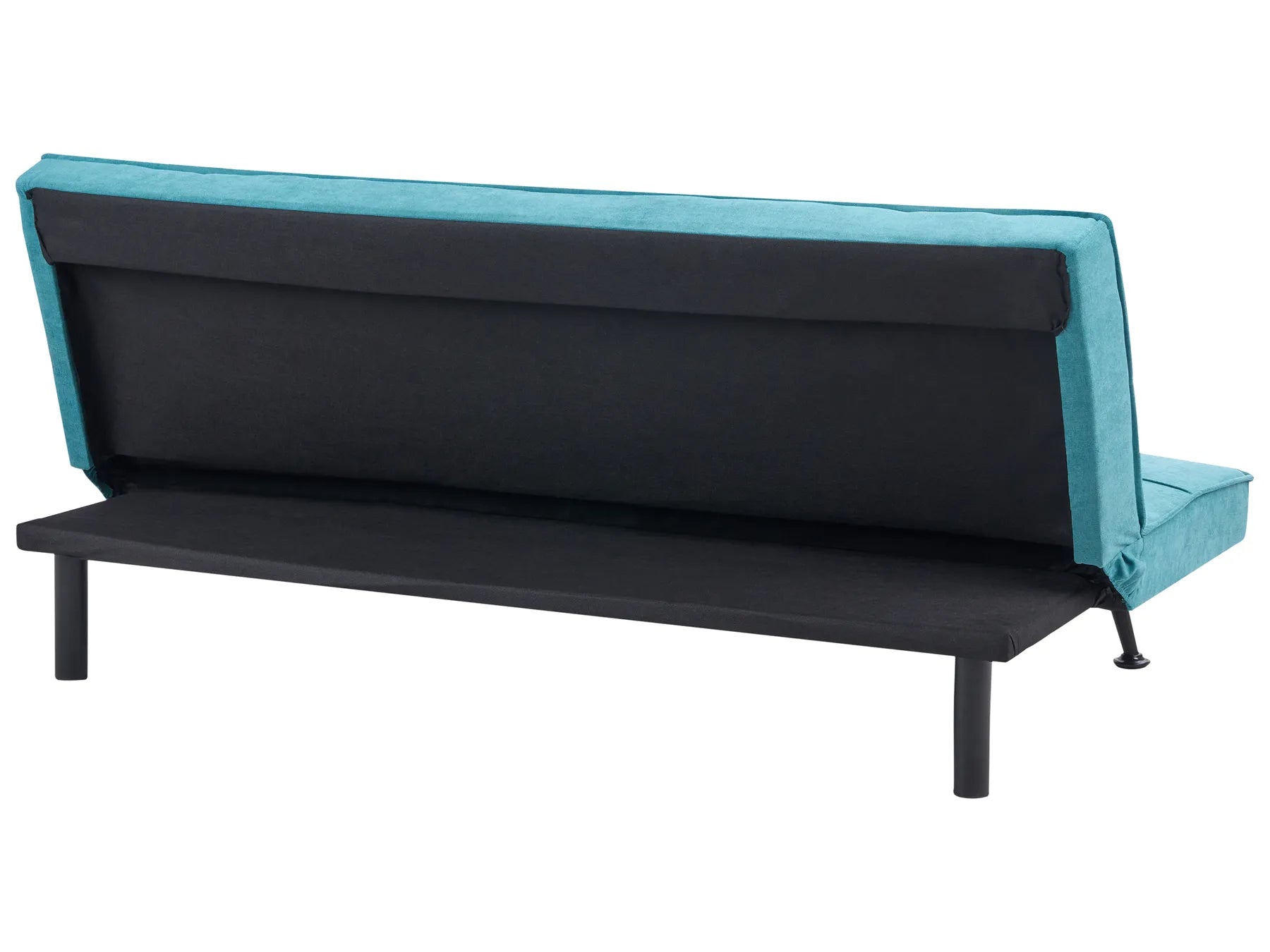 Sofa Bed 3 Seater HASLE Fabric Sea Blue