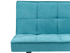 Sofa Bed 3 Seater HASLE Fabric Sea Blue