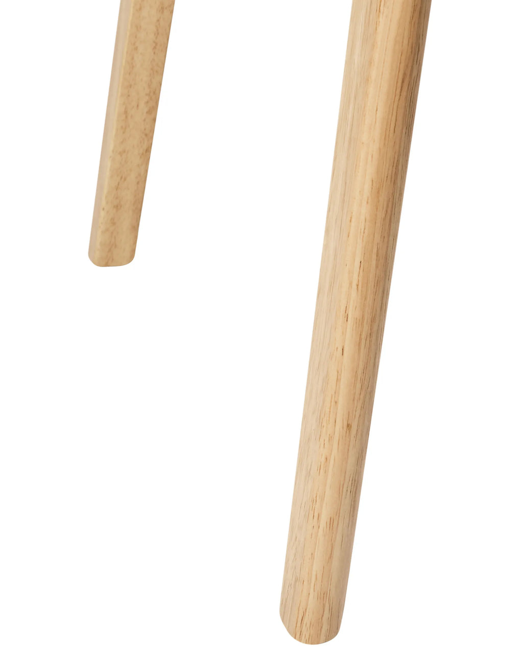 Set of 2 Dining Chairs Wood Light Brown/ Beige