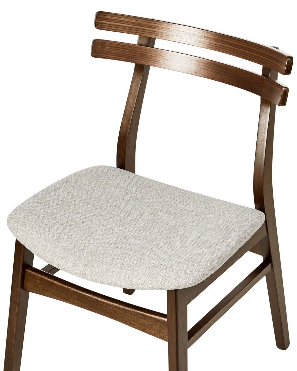 Set of 2 Dining Chairs CYNTHIANA Wood Light Beige