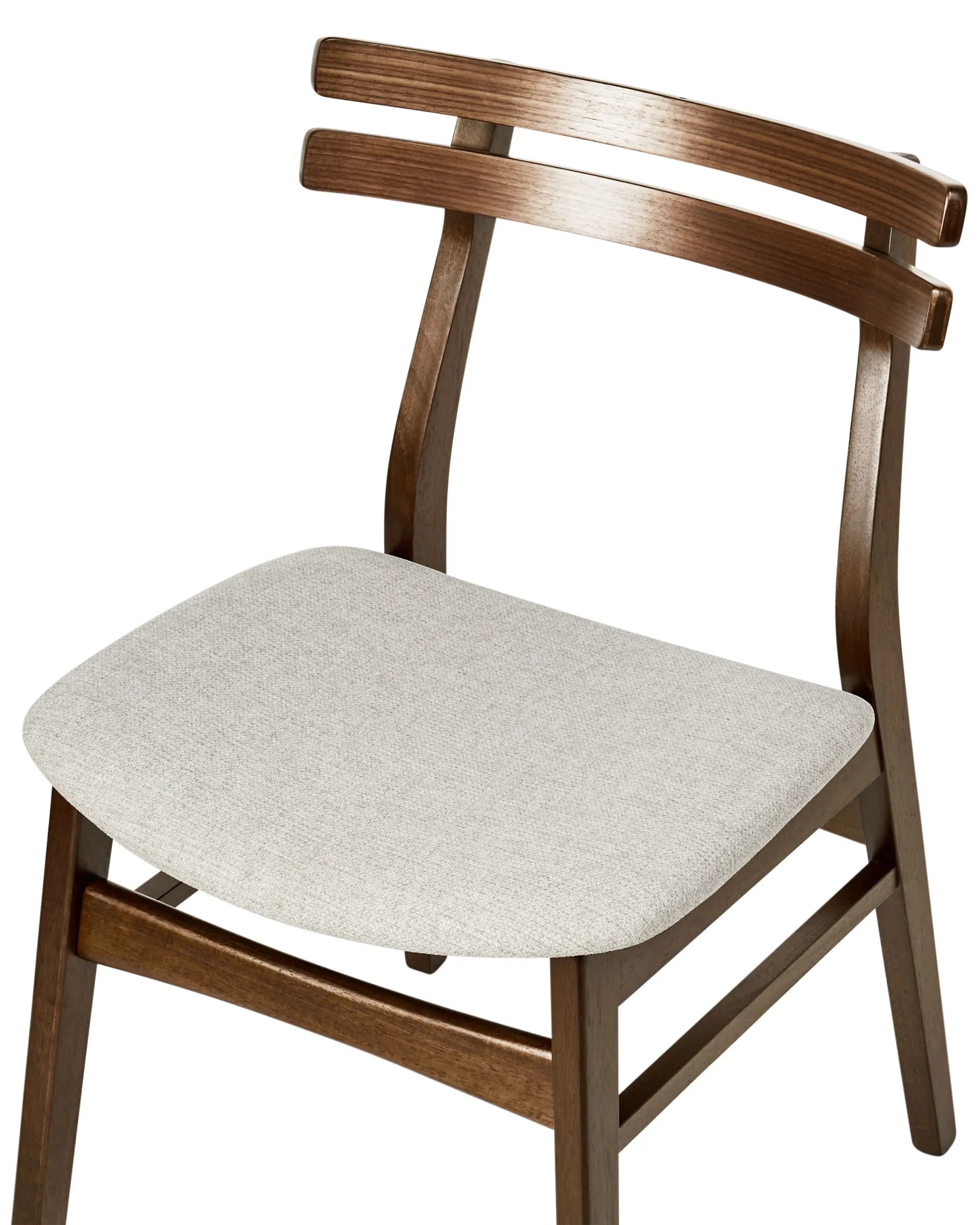 Set of 2 Dining Chairs CYNTHIANA Wood Light Beige