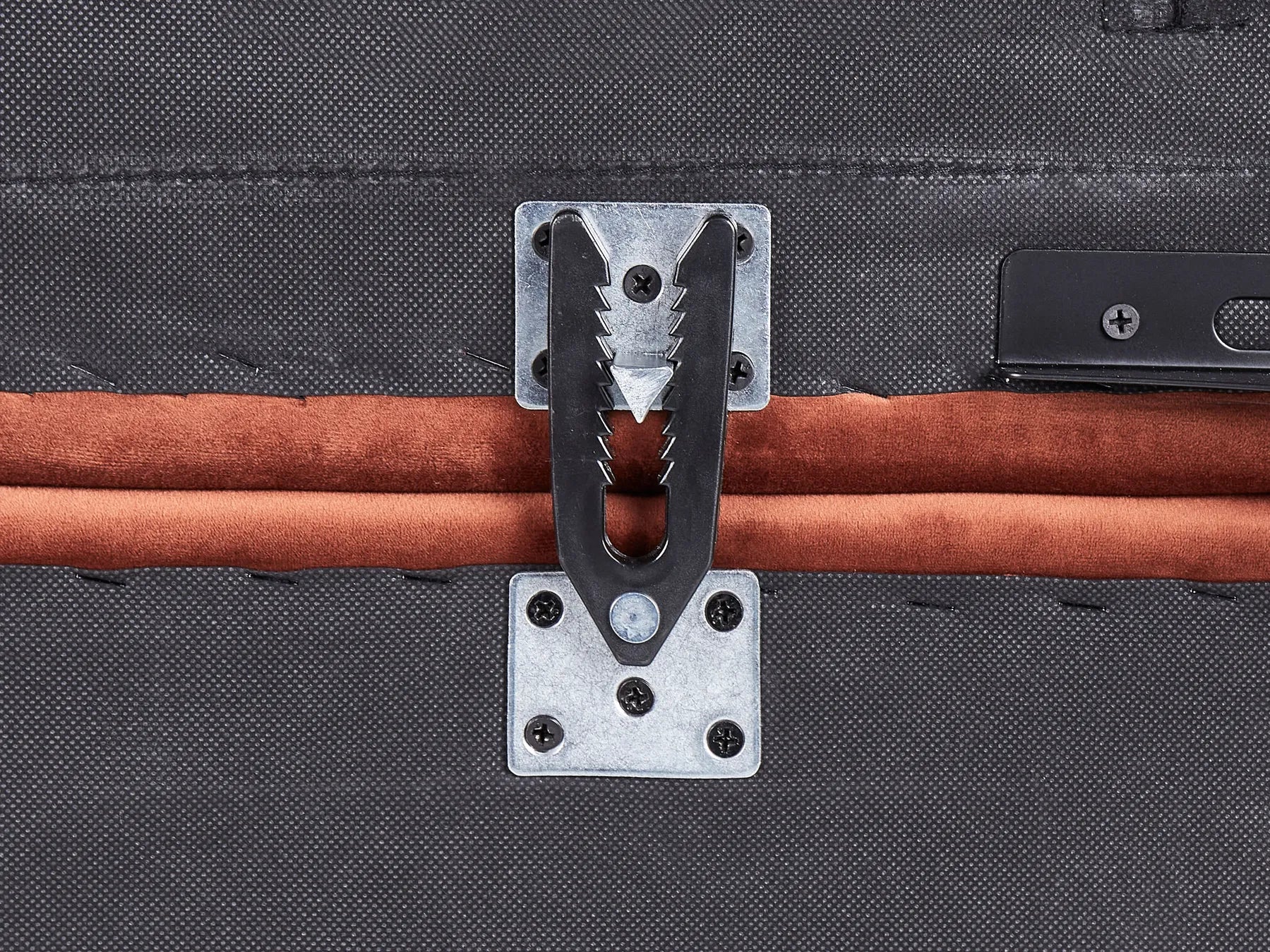 Modular U-Shape Sofa Bed 6 Seater ALNES Velvet Light Red