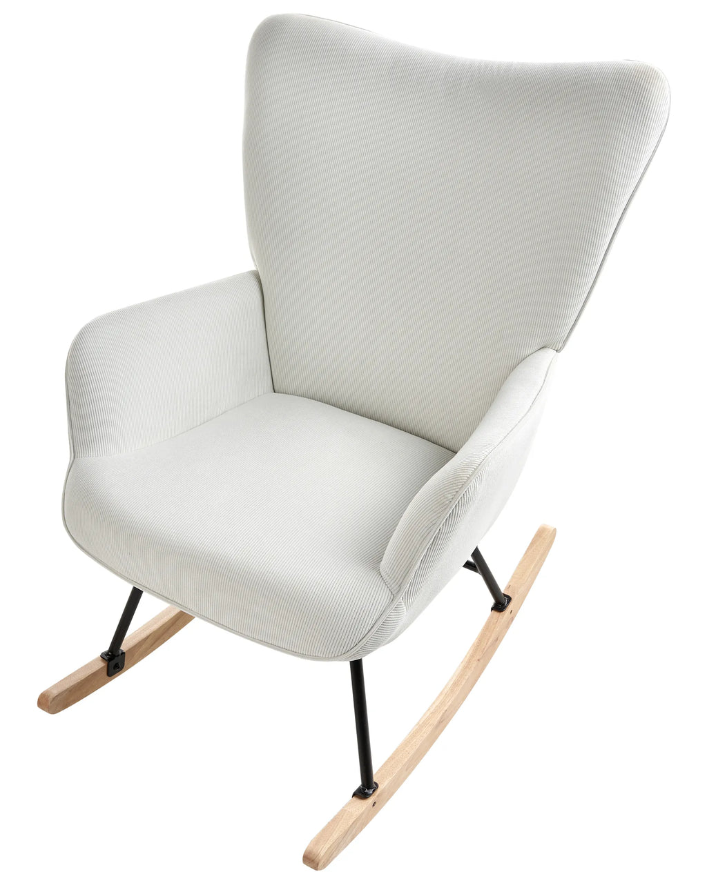 Rocking Chair ARSET Corduroy Off-White