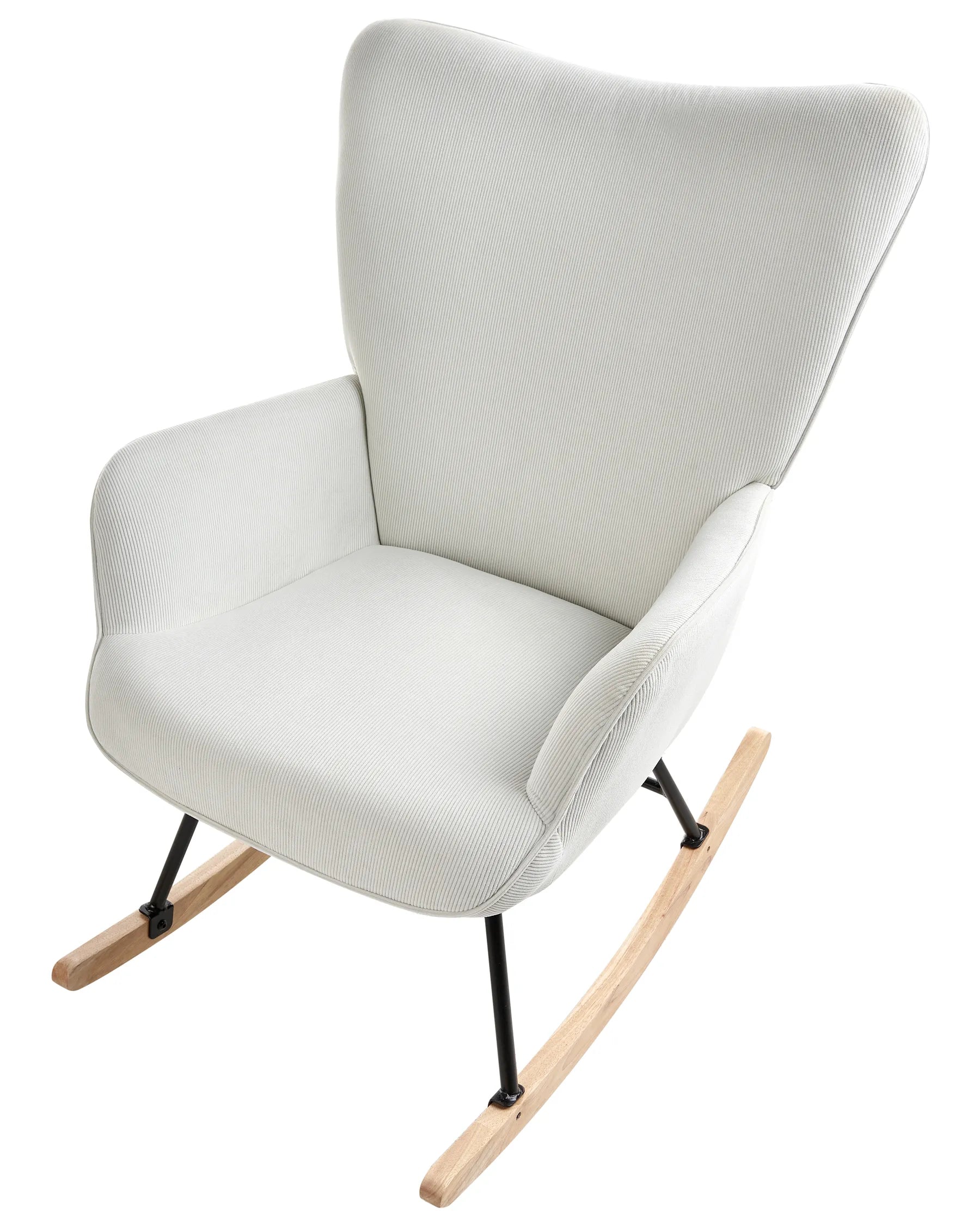 Rocking Chair ARSET Corduroy Off-White