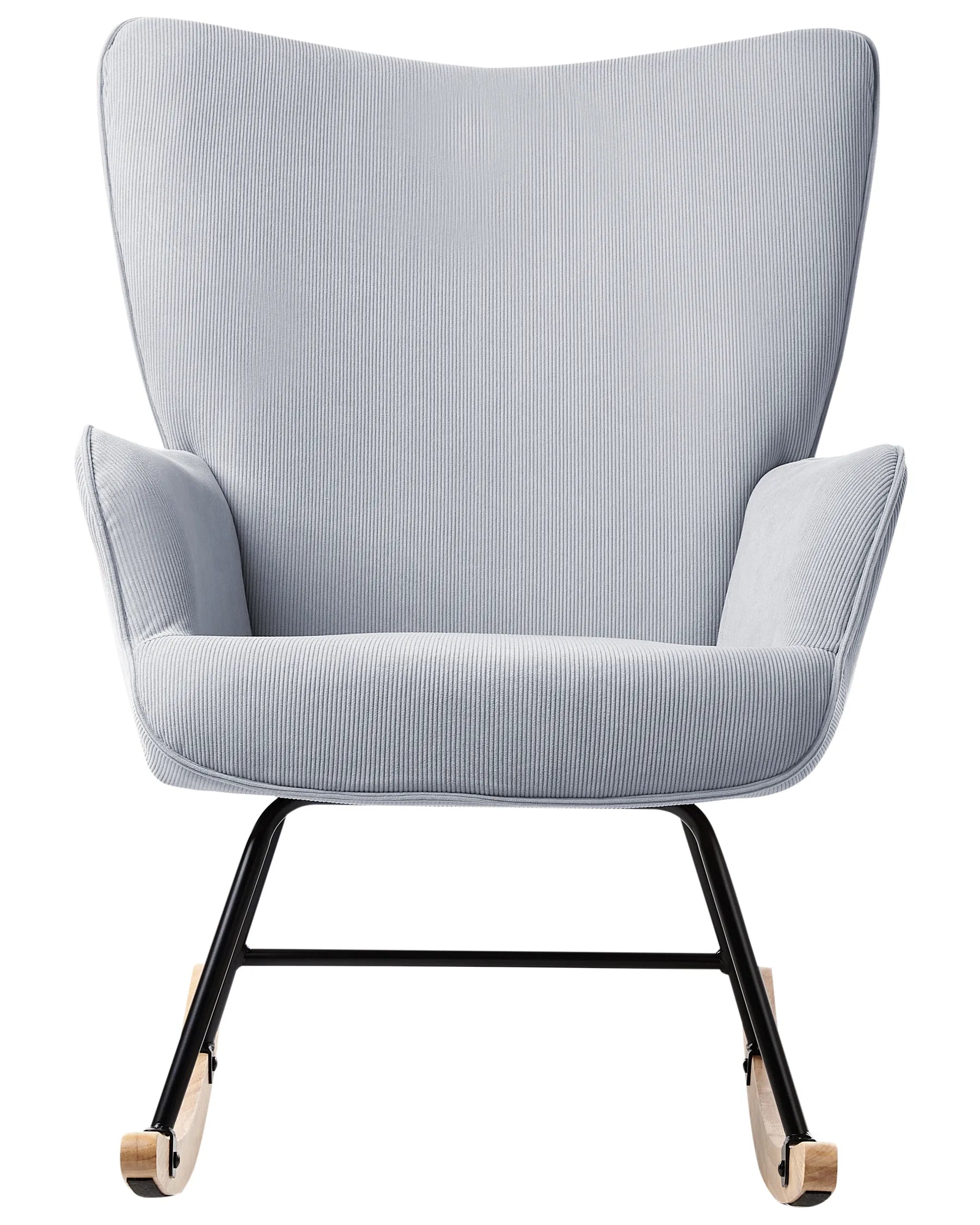 Rocking Chair ARSET Corduroy Light Blue