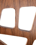 Set of 2 Bar Chairs PETERSBURG Faux Leather Swivel Black