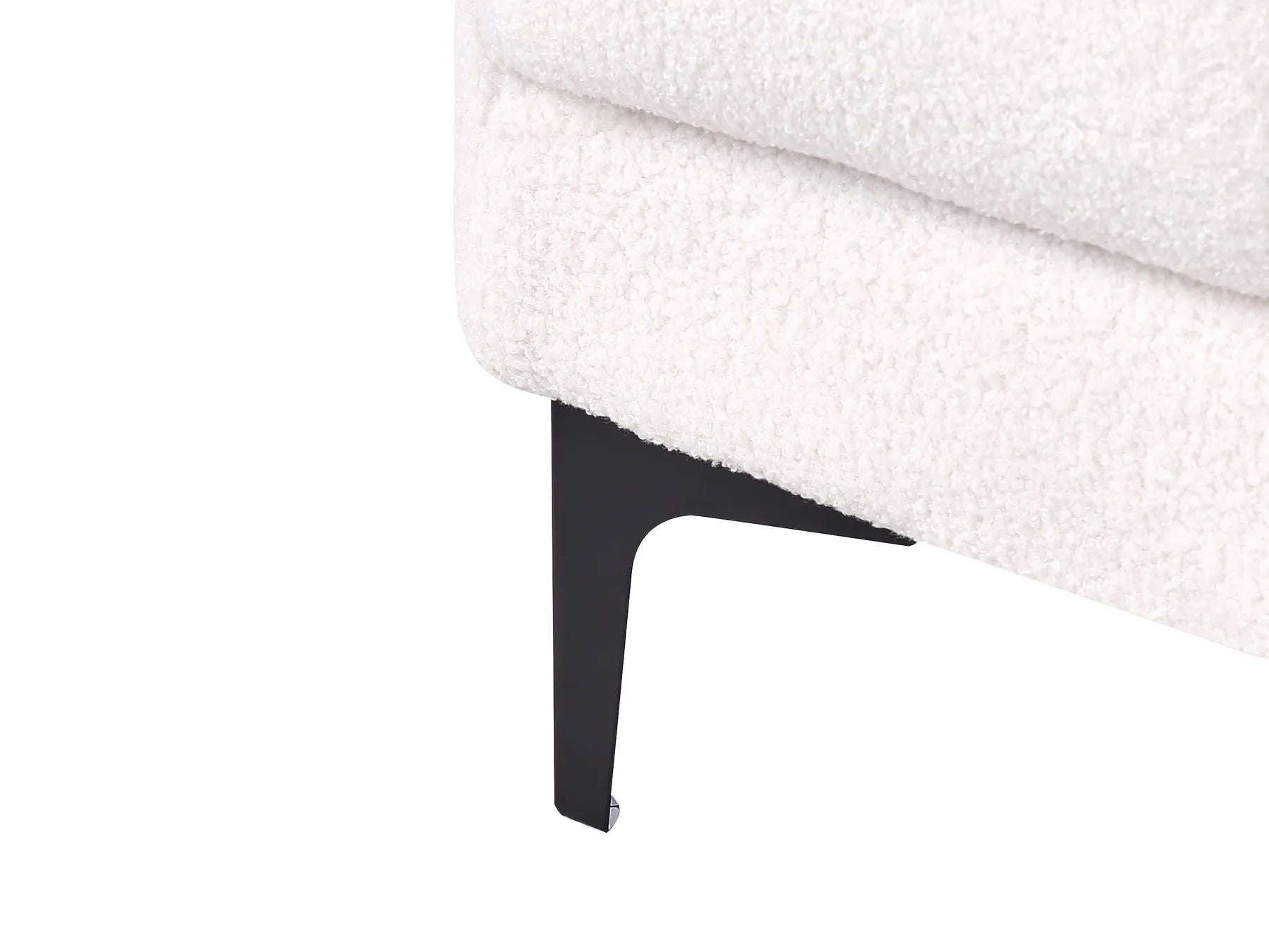 Ottoman ALNES Boucle White