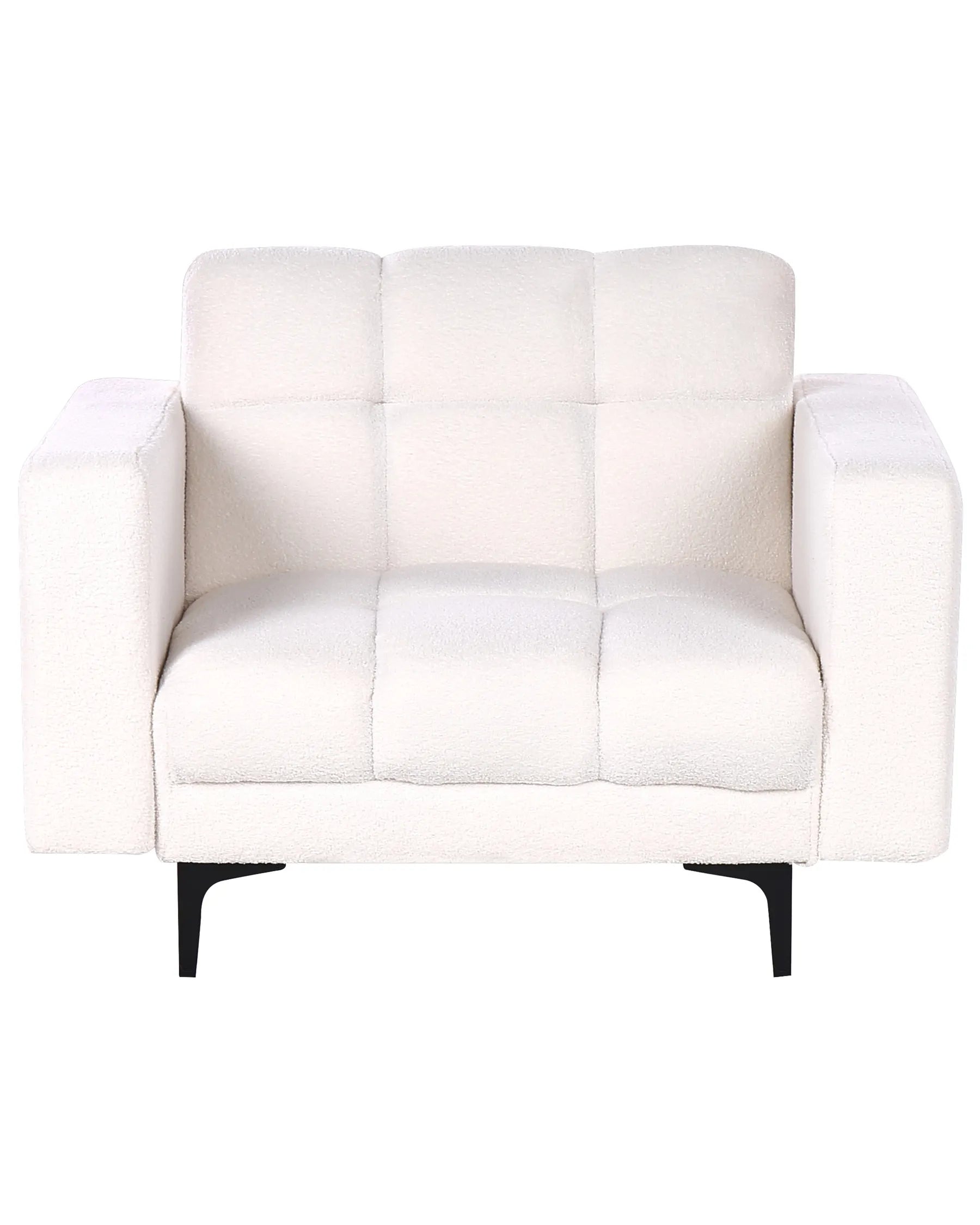 Armchair ALNES Boucle White