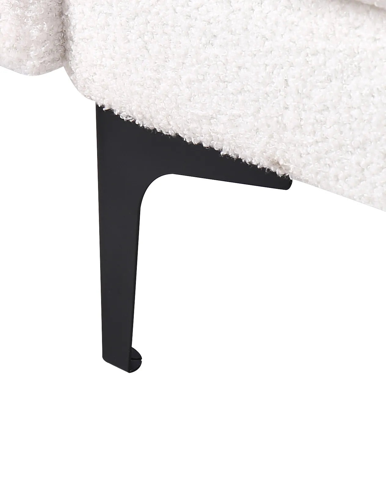 Armchair ALNES Boucle White