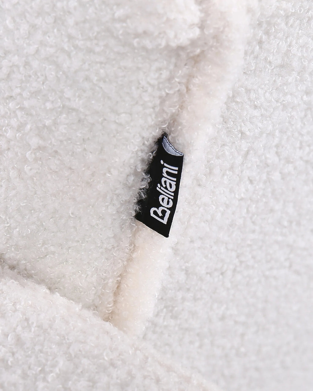 Armchair ALNES Boucle White