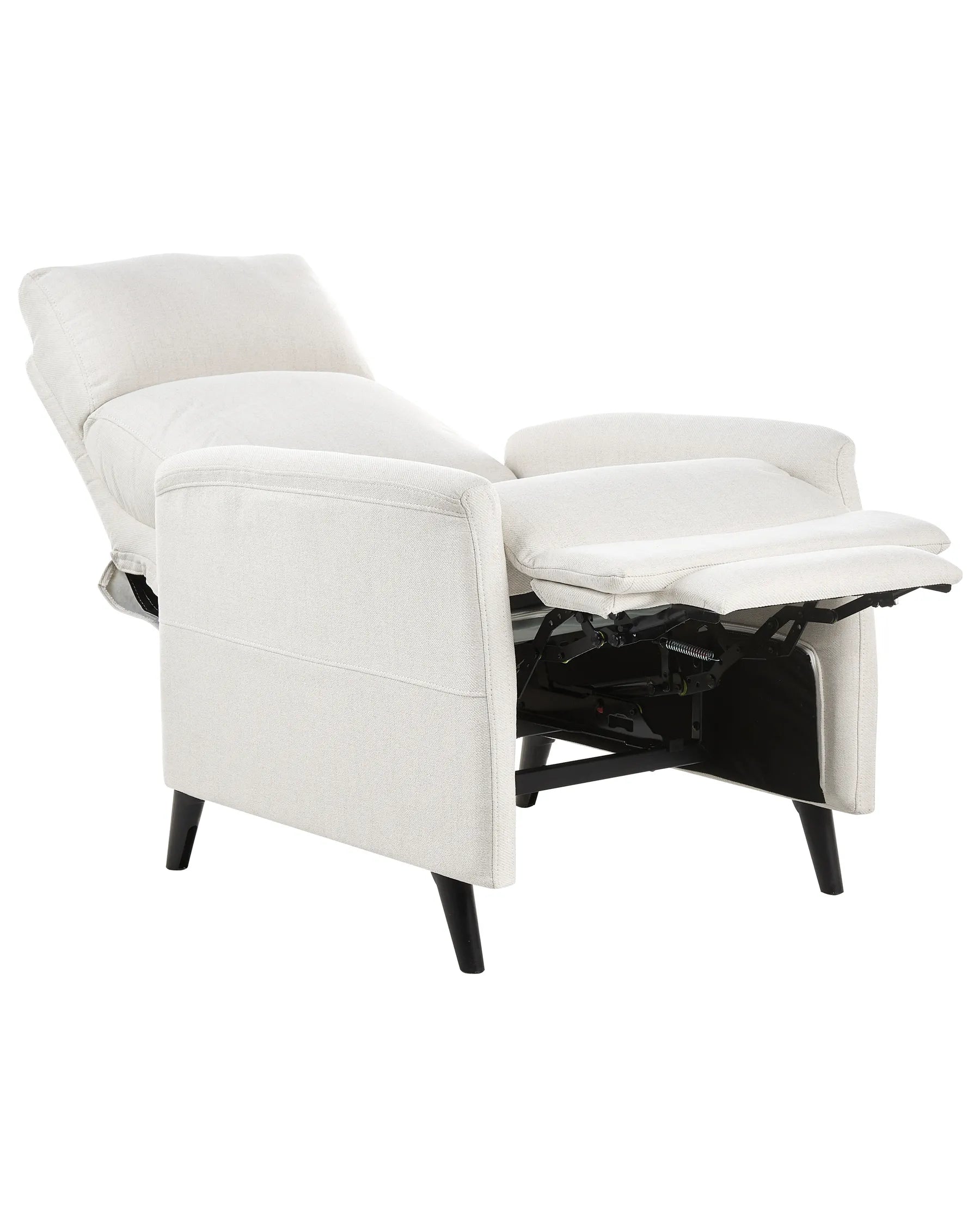 Recliner Chair SELVIK With Footrest Fabric Off-White