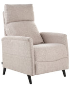 Recliner Chair SELVIK With Footrest Fabric Taupe