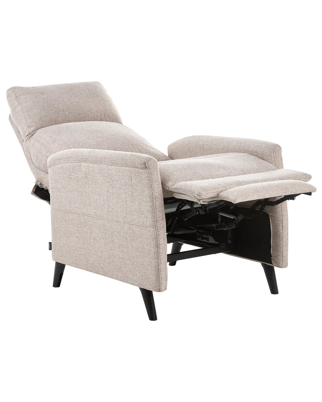 Recliner Chair SELVIK With Footrest Fabric Taupe
