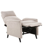 Recliner Chair SELVIK With Footrest Fabric Taupe