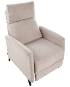 Recliner Chair SELVIK With Footrest Fabric Taupe