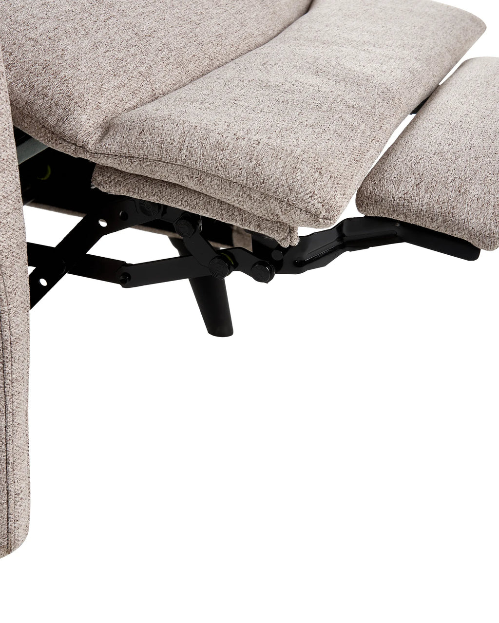 Recliner Chair SELVIK With Footrest Fabric Taupe