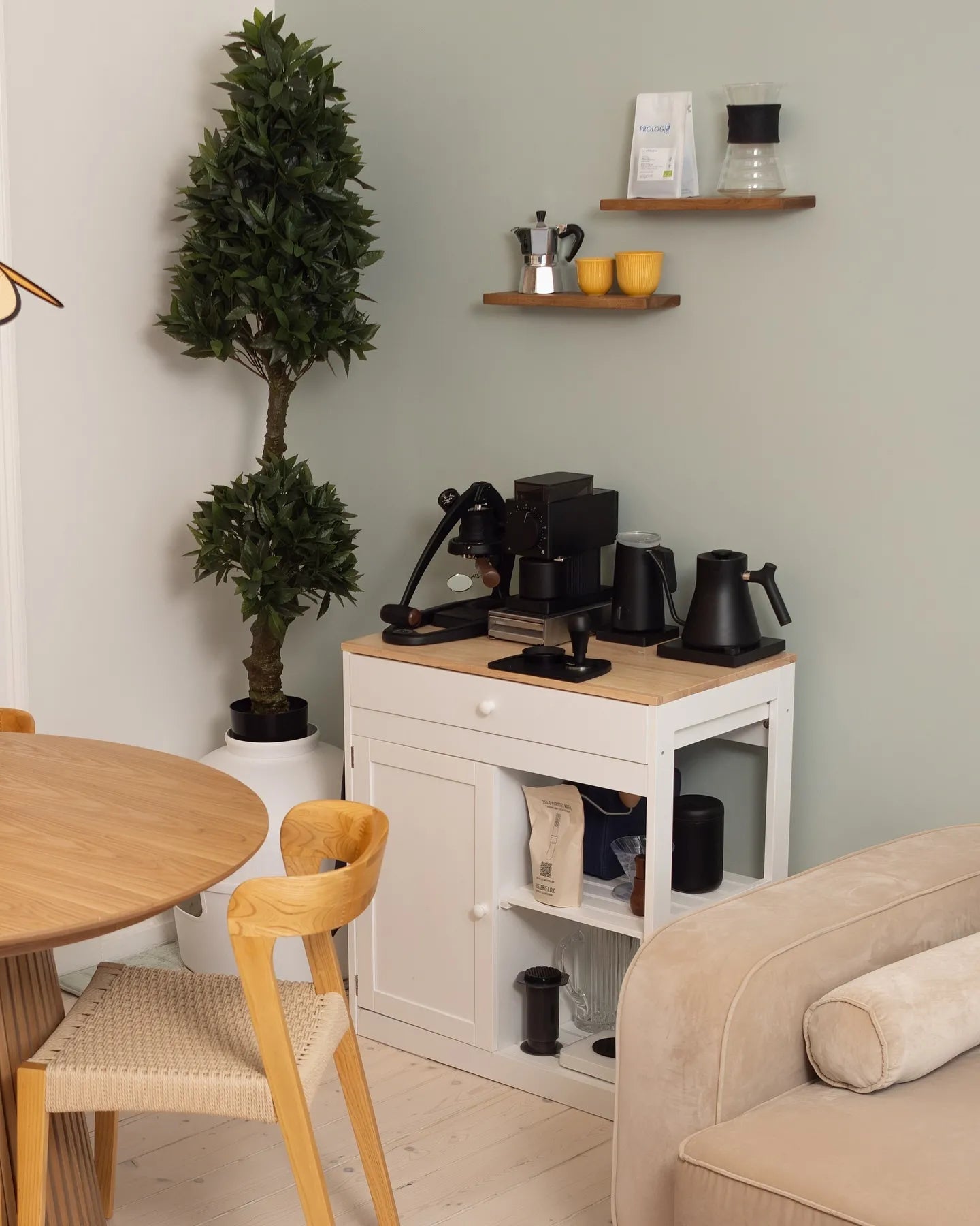 Kitchen Trolley TRAPANI White