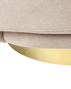 Armchair LEJRE Fabric Taupe