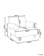 Armchair KIBERG Fabric Light Green