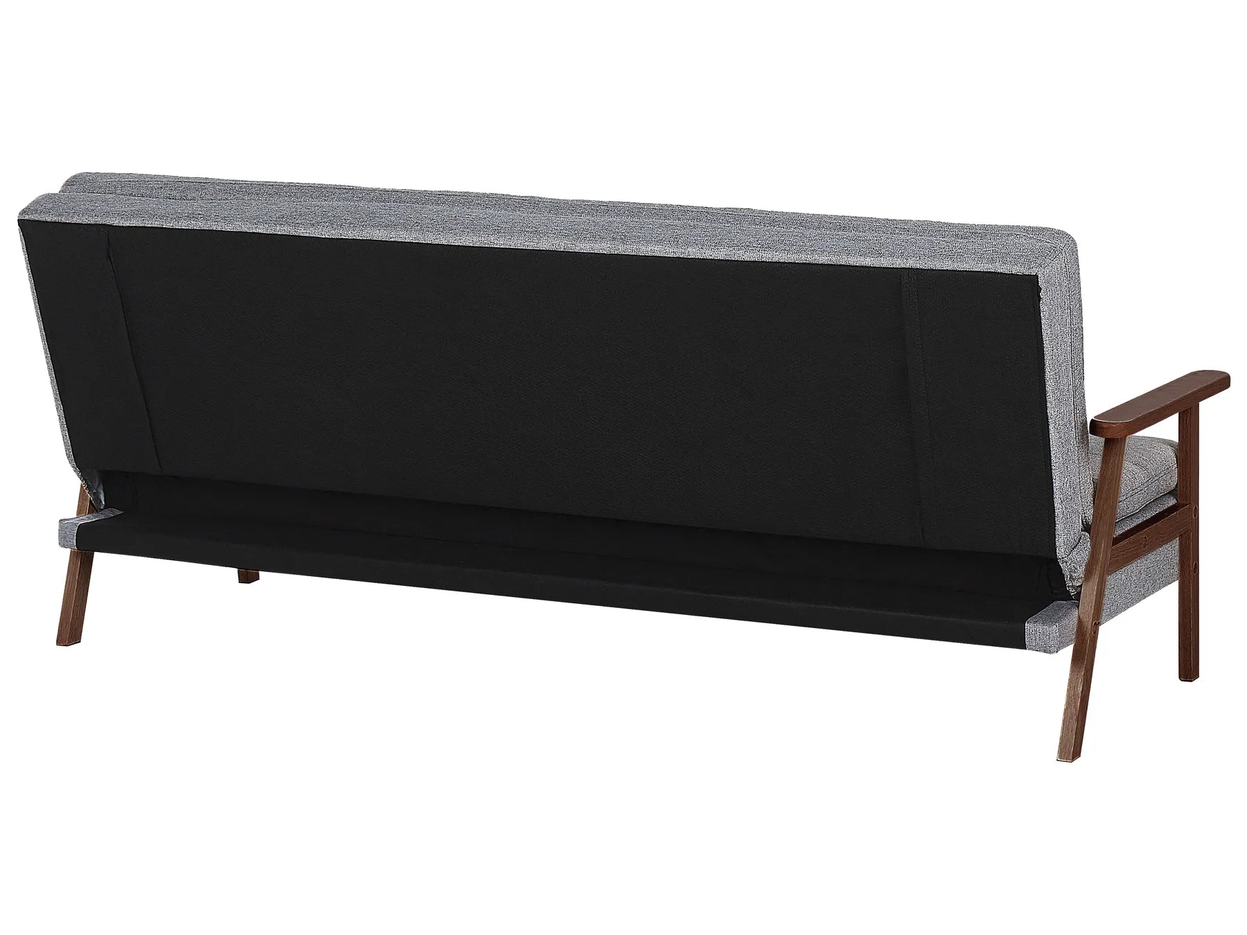 Sofa Bed 3 Seater TJORN Fabric Light Grey