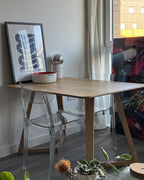 Set of 2 Dining Chairs COVINGTON Transparent