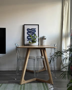 Set of 2 Dining Chairs COVINGTON Transparent