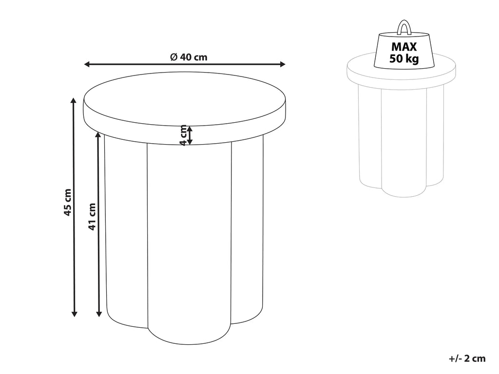 Side Table ADEL White