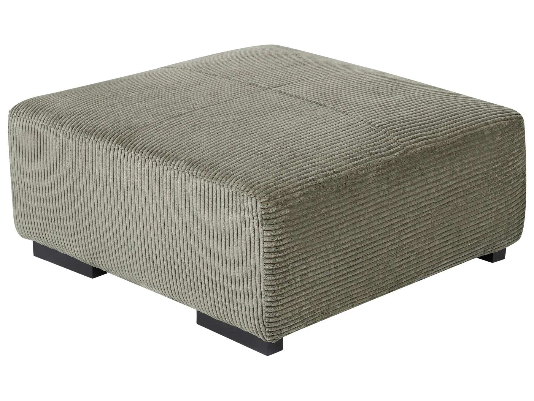 Ottoman LUNGO Corduroy Green