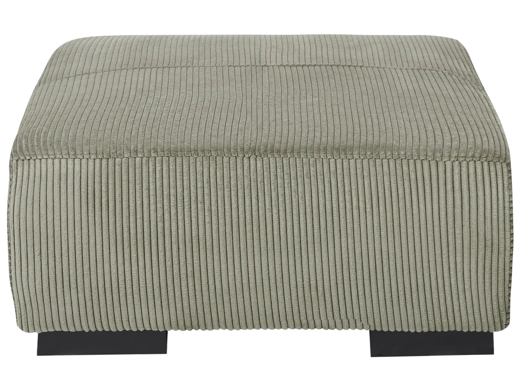 Ottoman LUNGO Corduroy Green