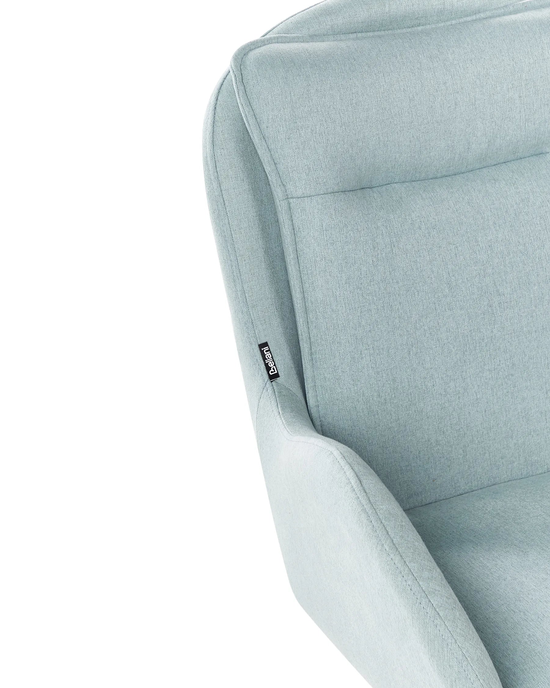 Set of 2 Dining Chairs Swivel AVELAR Mint Green