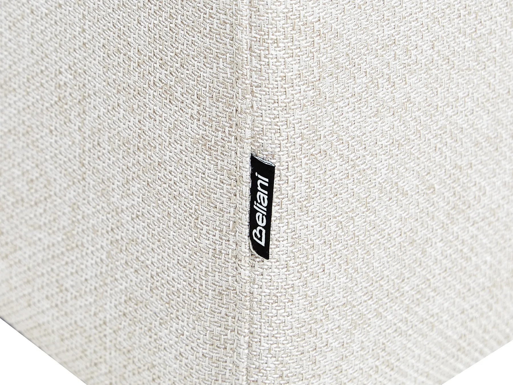 Ottoman INNVIK Fabric Light Beige