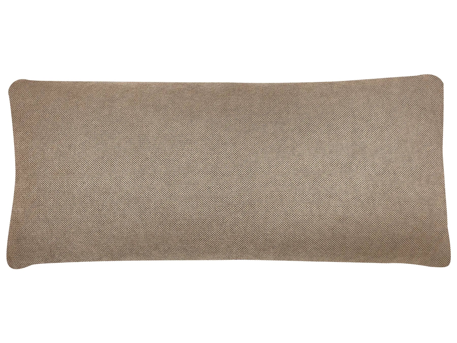 Chaise Longue INNVIK Fabric Brown with Storage