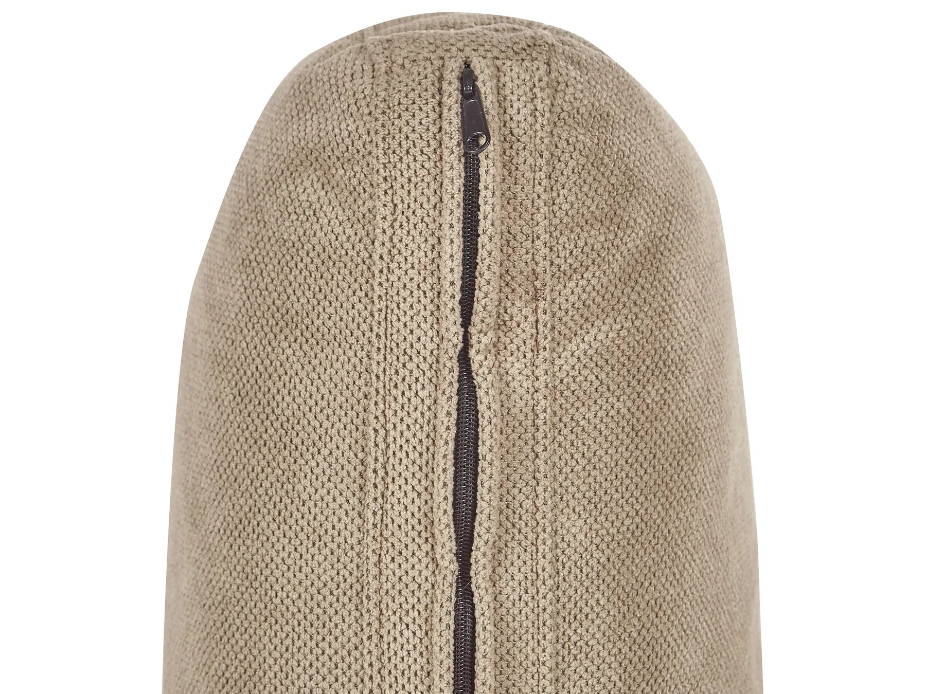 Chaise Longue INNVIK Fabric Brown with Storage