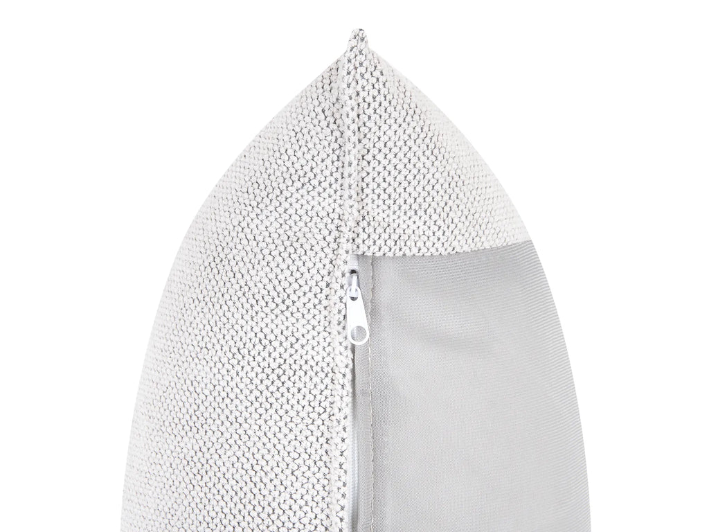 Corner Sofa 3 Seater VARDE Fabric Off-White Right Hand