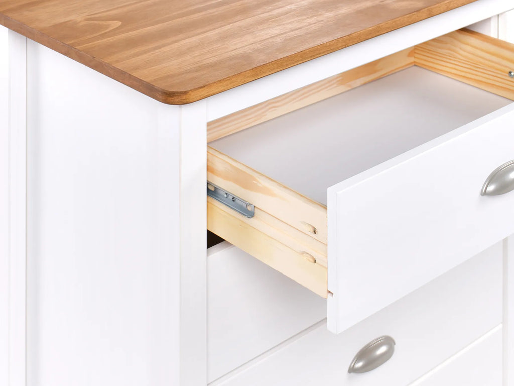 2 Door Sideboard SHILLINGTON Pine Wood White