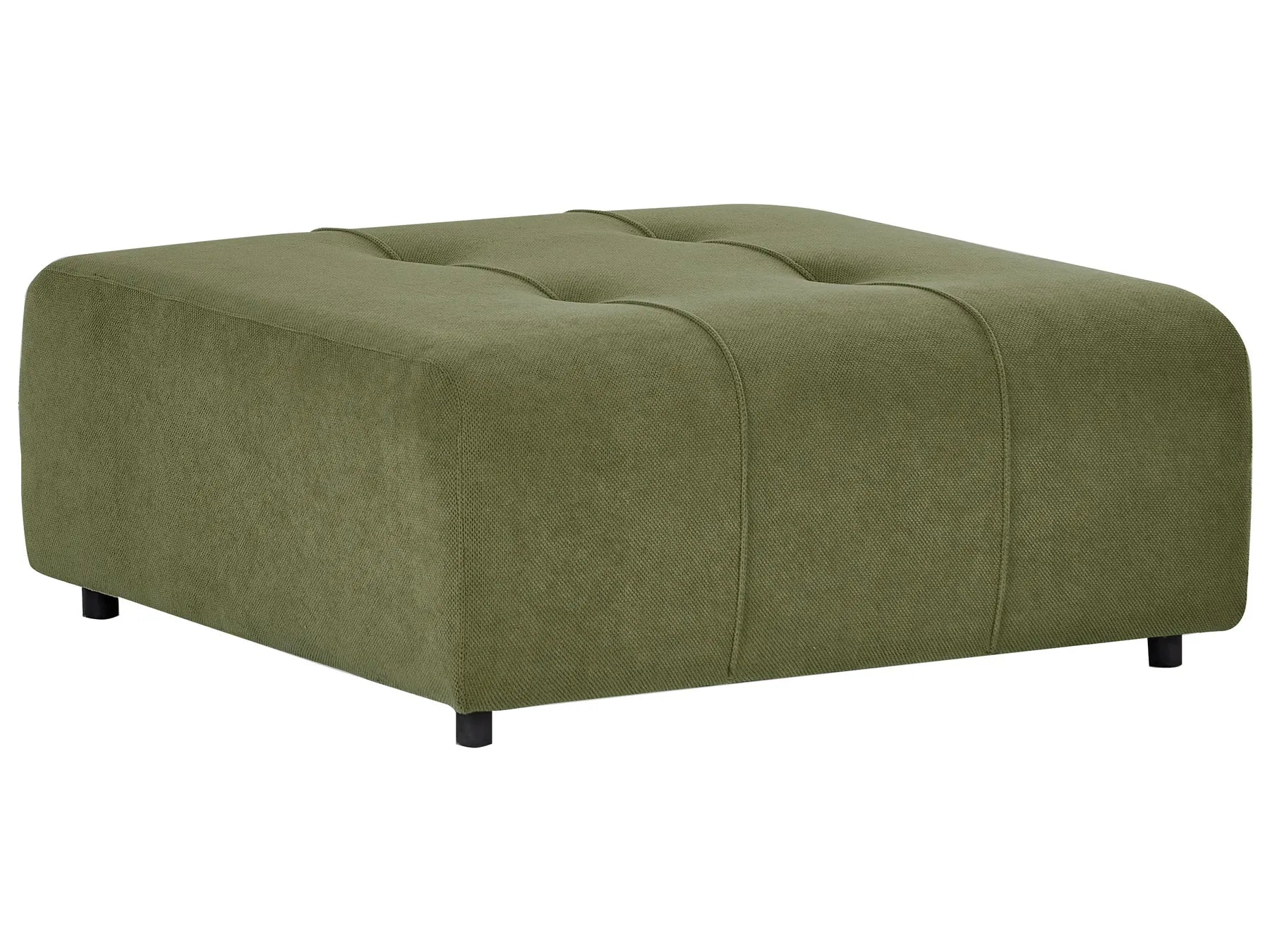 Ottoman INNVIK Fabric Green
