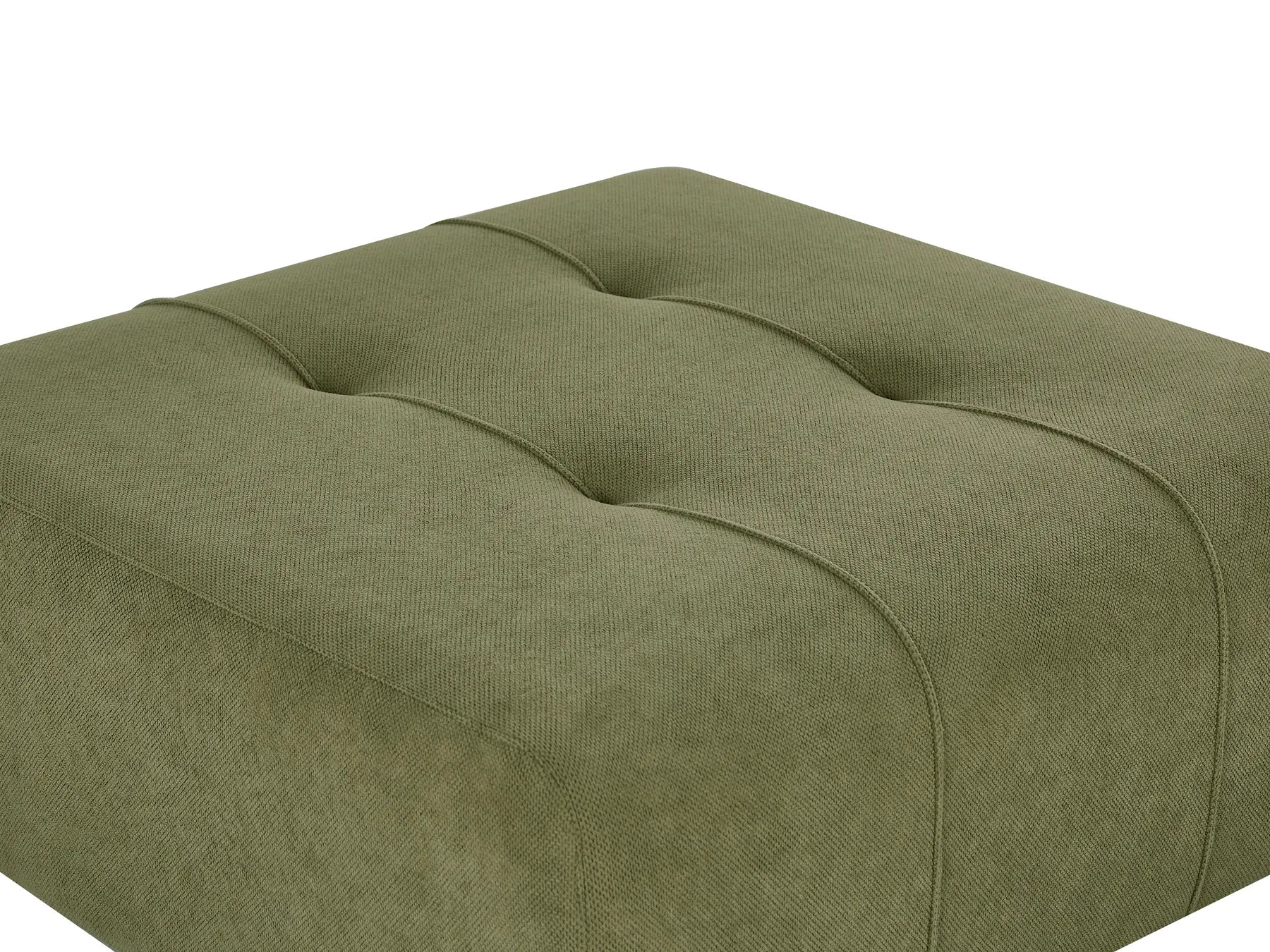 Ottoman INNVIK Fabric Green