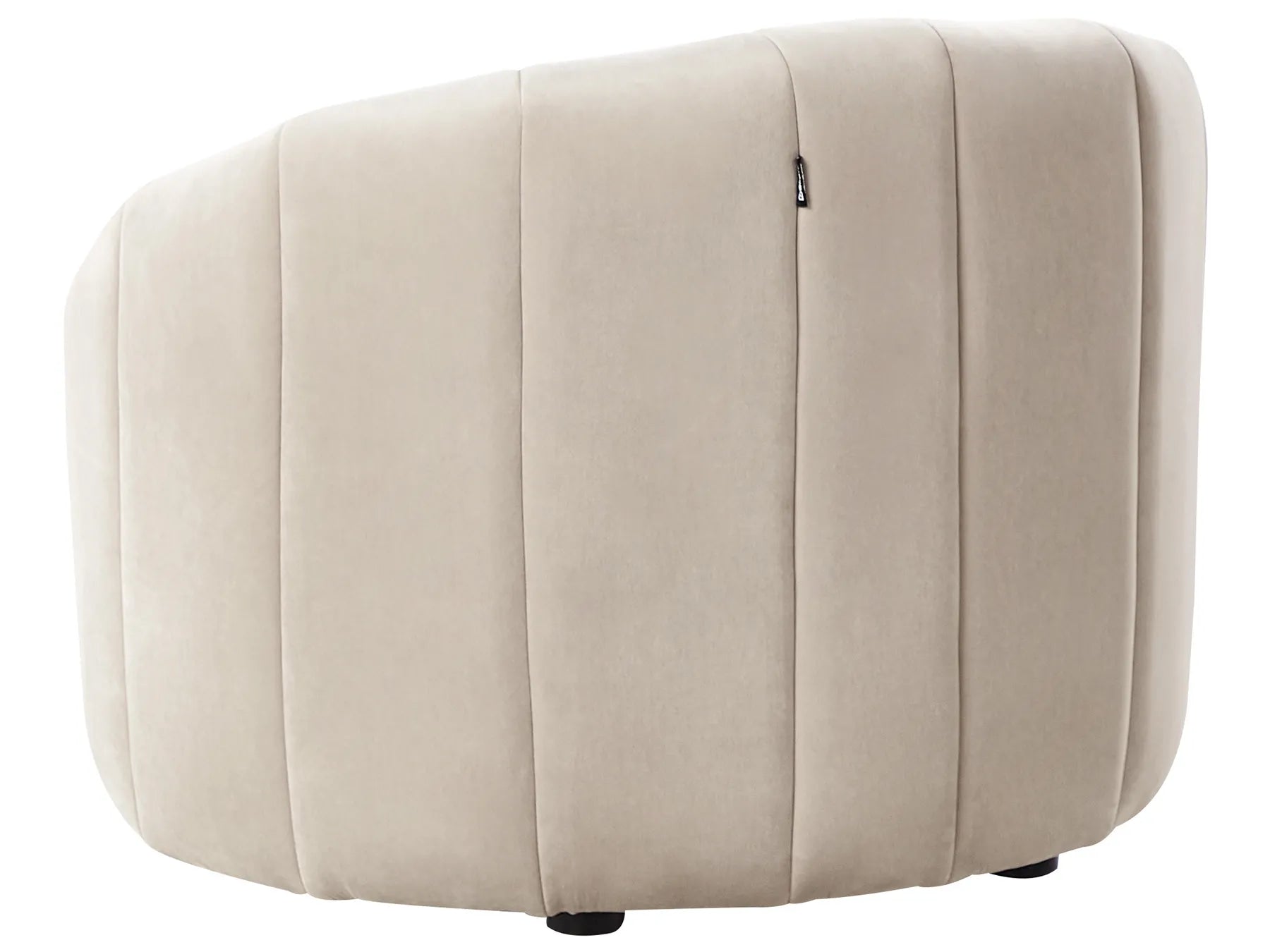 Living Room Set 6 Seater MALUNG Velvet Beige