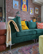 Corner Seat EVJA Velvet Green