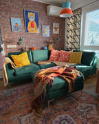 Corner Seat EVJA Velvet Green