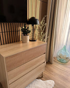 3 Drawer Chest WALES Light Brown