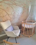 Rocking Chair ARSET Corduroy Off-White