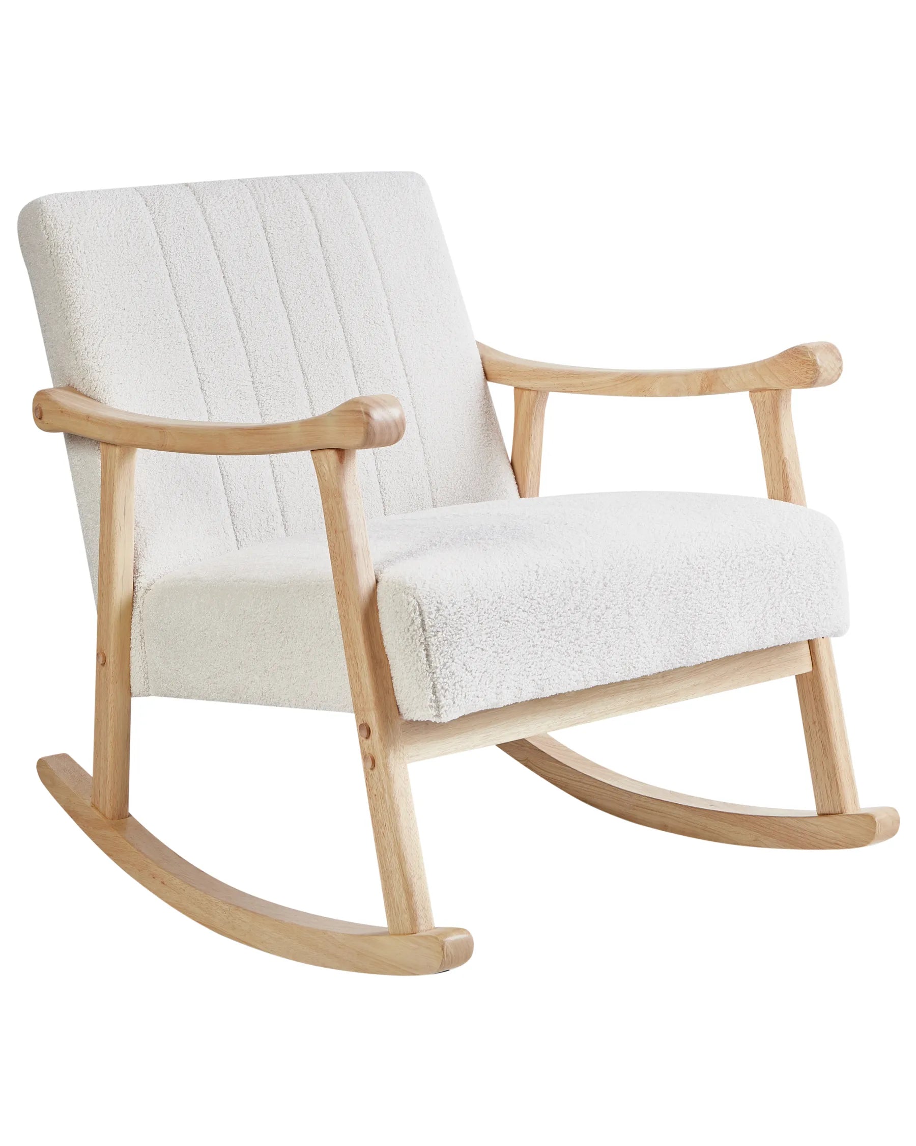Rocking Chair LEKNES Boucle Off-White