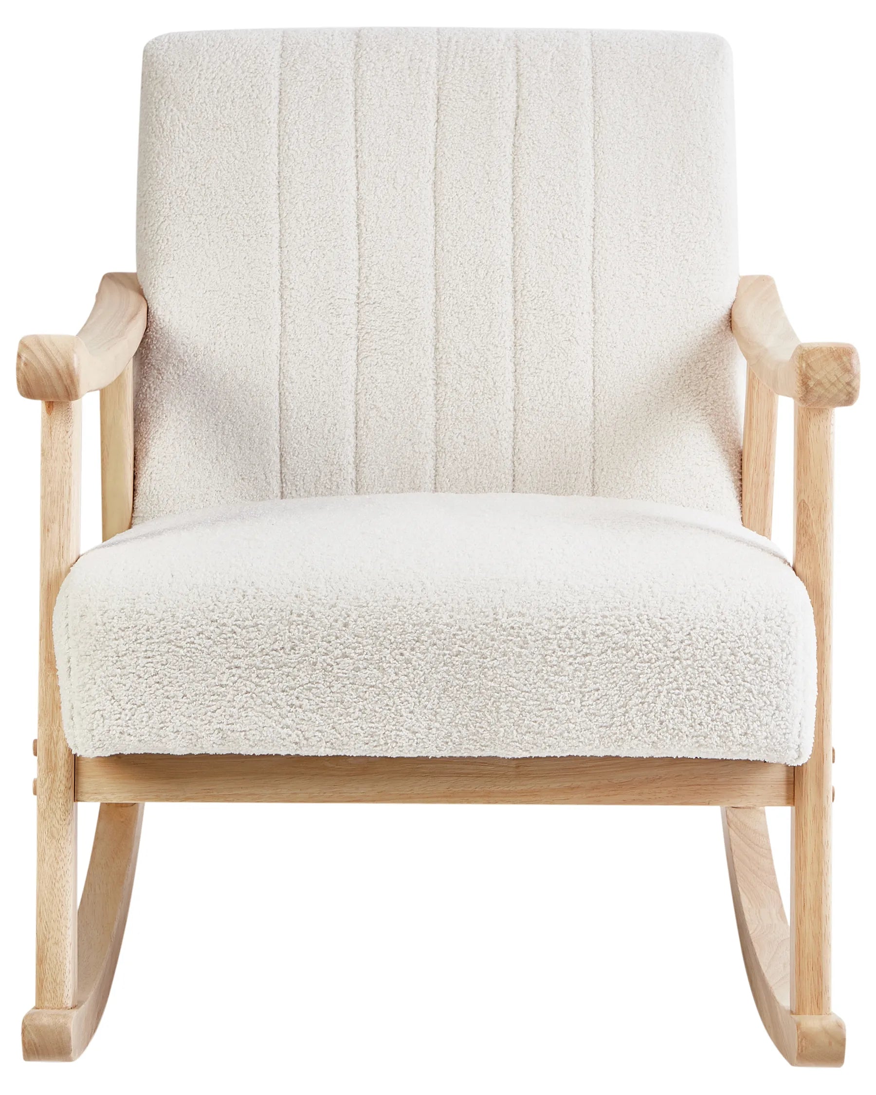 Rocking Chair LEKNES Boucle Off-White